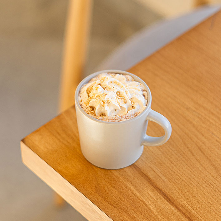 شکلات داغ بیسکویت