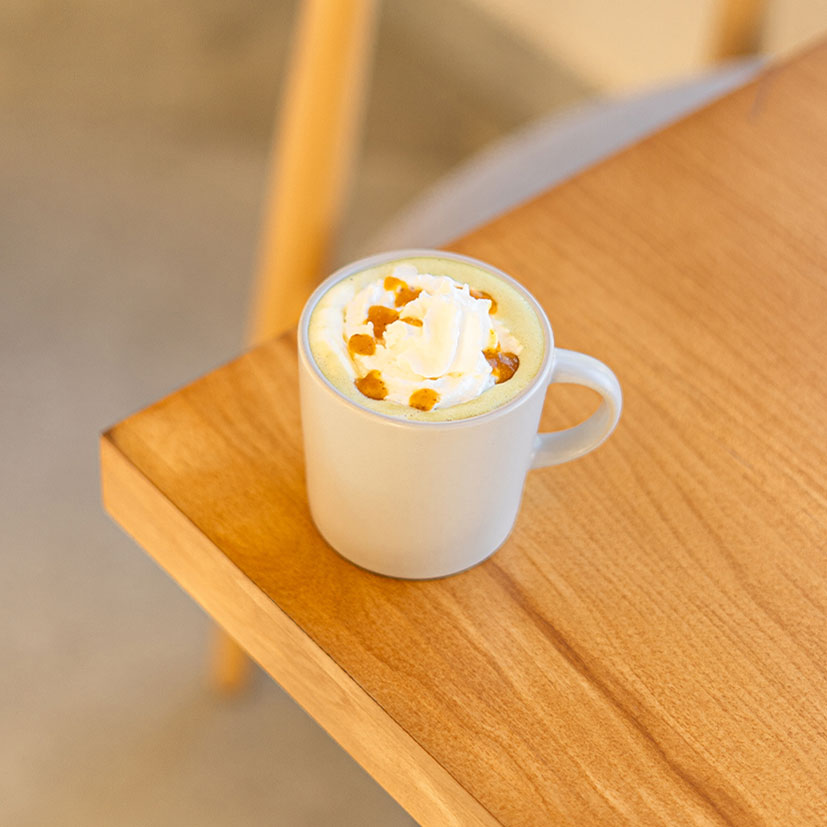 ماچا لاته کدو حلوایی